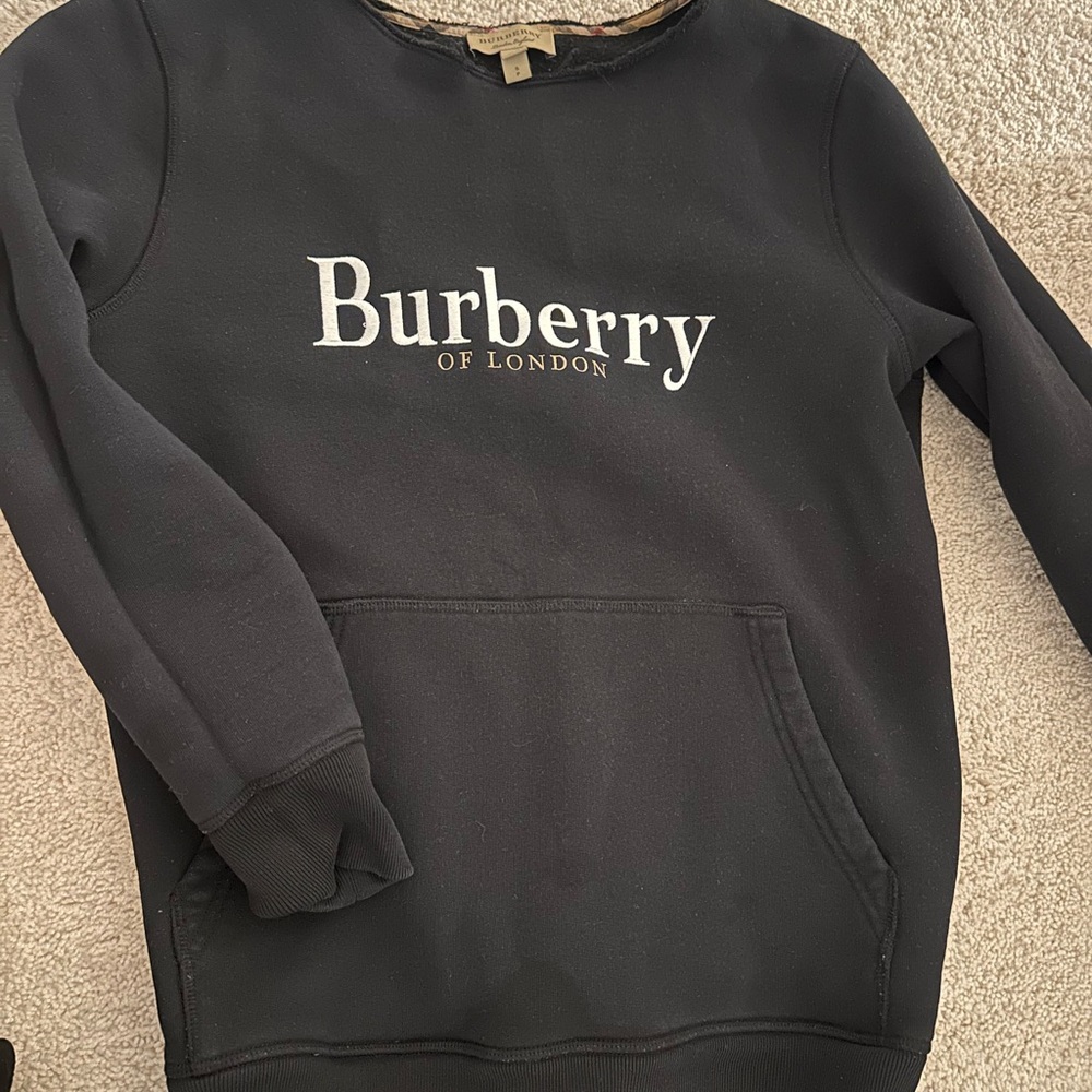 Burberry Black Logo Sweatshirt